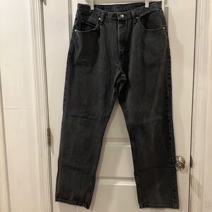 Wrangler Men's Relaxed Fit Black Jeans 36x32